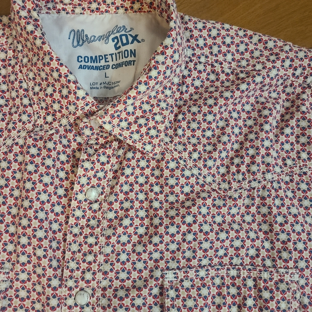 Men's Wrangler pearl snap
